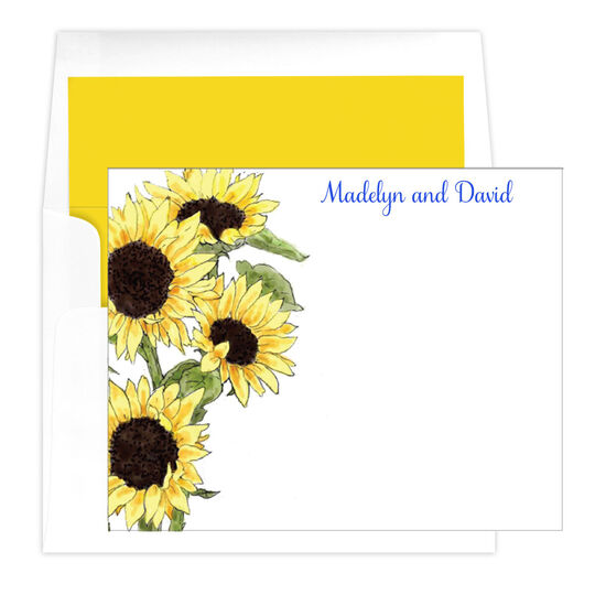 Sunflower Flat Note Cards